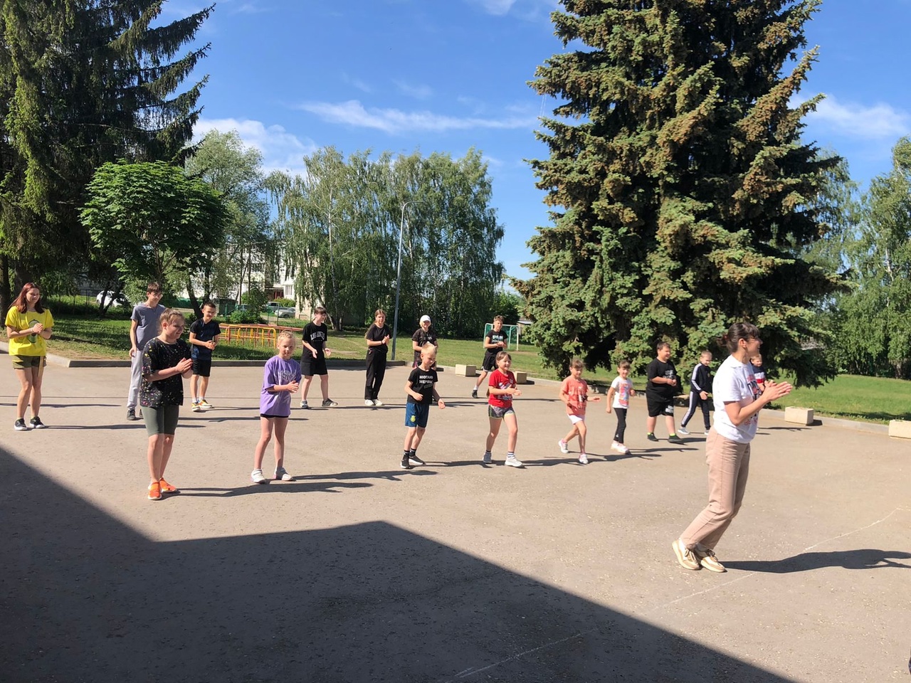 Открытие летних лагерных смен.